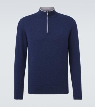 Eleventy Cashmere half-zip sweater