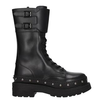 Dior Lace-up Boots, female, Black, Size: 7 US Scarpa