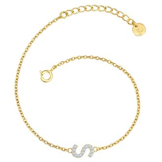 Glanzst&uuml;cke M&uuml;nchen Womens Female Sterling Silver Bracelet - Gold - One Size
