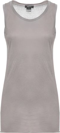 Avant Toi Slate Round Neck Cotton Tank Top