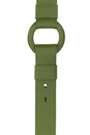 Prada Mens Pistachio Green Leather Shoulder Strap Felce Vitello Extra-Accessori