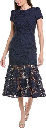Milly Tahlia Cady Lace Combo Maxi Dress