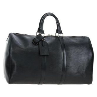 Louis Vuitton Pre-owned Vintage Epi Boston Bag - Dames - Pre-owned - Zwart - Maat: ONE Size Leer