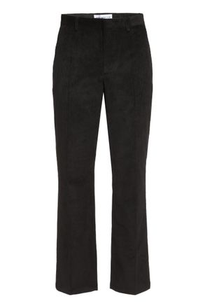 Department Five Black Straight Corduroy Trousers