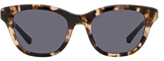Shinola SH1503S Soft Rectangular Cat-Eye Sunglasses - Brown