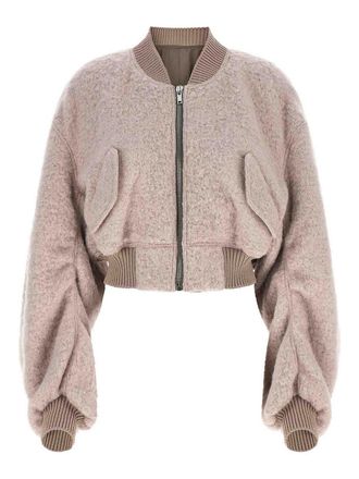 Rick Owens secchia cropped flight bomber jacket