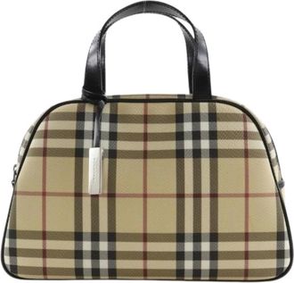 Burberry Borsa Pre-owned Nova Check in PVC - - Pre-owned - Donna - Beige - ONE SIZE