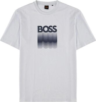 HUGO BOSS Hombre, Camisetas, Gris, Talla: 2XL