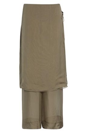 Paloma Wool Low Silk Archive Skant in 248 - Khaki at Nordstrom, Size 12 Us
