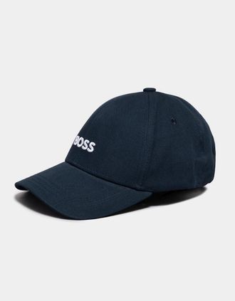 HUGO BOSS Mens BOSS Orange Zed Mens Cotton-Twill Six-Panel Cap with Embroidered Logo NOS - Dark Blue 404 - Navy - Size: ONE size