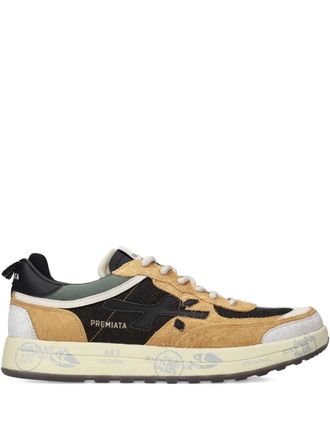 Premiata Nous appliqué sneakers - men - Calf Leather/Polyethylene vinyl acetate (PEVA)/Fabric - 44 - Brown