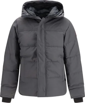 Canada Goose Gray Cotton Mens Parka