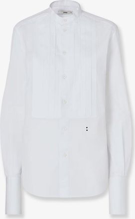 Fendi Camicia in popeline bianco - FENDI - gender_Woman
