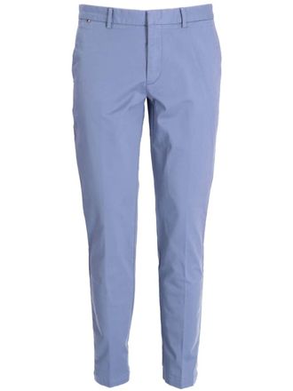 BOSS Broek met logopatch - Blauw