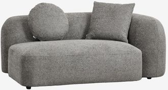 Sklum Sklum - M&oacute;dulo Esquinero Derecho De 2 Plazas Para Sof&aacute; Modular En Chenilla Coco