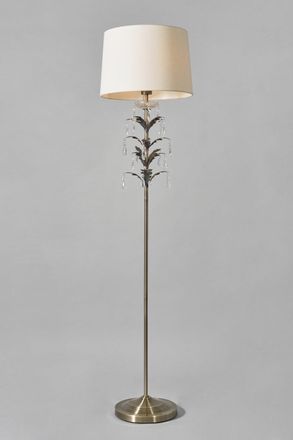BHS Paisley Floor Lamp in Gold