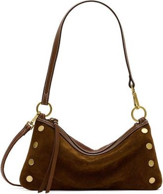 Hammitt Kyle Suede Shoulder Bag in Cinnamon Suede/antique Gold at Nordstrom
