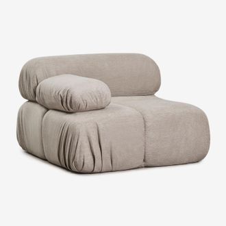 Sklum M&oacute;dulo Esquinero Izquierdo Para Sof&aacute; Modular En Boucl&eacute; Envasado Al Vac&iacute;o Kendall Sklum