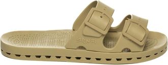Sensi Schoenen, Heren, Beige, 46 EU, Leer, La Jolla City Slippers