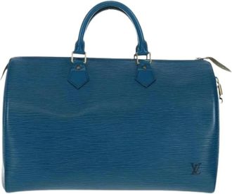 Louis Vuitton Pre-owned Handbags, female, Blue, Size: ONE SIZE Pre-owned Vintage Handbag