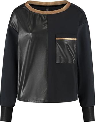 Zip73 Dames, Tops, Zwart, Maat: XL