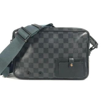 Louis Vuitton Pre-owned Cross Body Bags, male, Black, Size: ONE SIZE Pre-owned Canvas Crossbody Bag