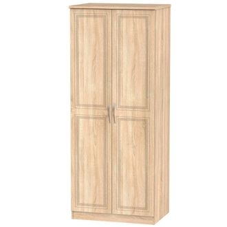 Welcome Furniture Dakar Ready Assembled Wardrobe with 2 Doors - Modern Oak - Welcome Furniture | TJ Hughes