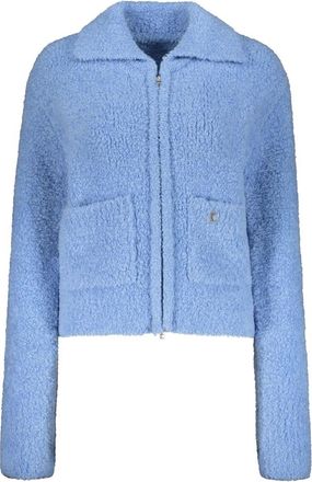 Low Classic Klassieke Wol Zip Jas - Dames - Jassen - Blauw - M - Wol - Jassen