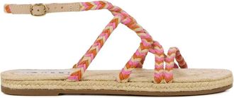 Maneb&igrave; Platte sandalen voor vrouwen - Dames - Sandalen - Roze - 39 EU - Schoenen