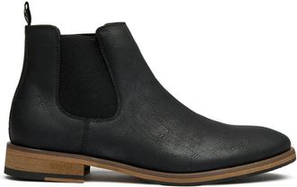 V.Gan Mens Vegan Chilli Chelsea Boots - Black - Size UK 11.5