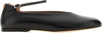 Jil Sander Black Elyss Ballet Flats