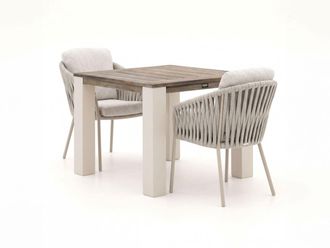 Suns Nappa/ROUGH-X 100cm dining tuinset 3-delig