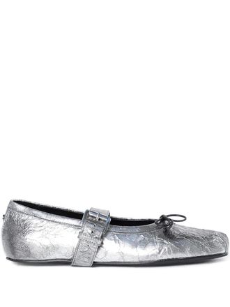 Ann Demeulemeester Zoey ballet flats - Silver