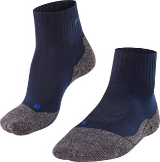 Falke Wandersocken FALKE TK2 Explore Cool Short, Damen, Gr. 35-36, marine, Materialmix, normal, Socken Wandersocken, hoher Komfort im Mittelgebirge, schnell