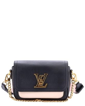 Louis Vuitton Black Leather Lockme Tender (Authentic Pre-Loved)