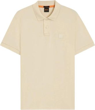 Boss Orange by Hugo Boss Heren, Tops, Geel, Maat: XL Katoen