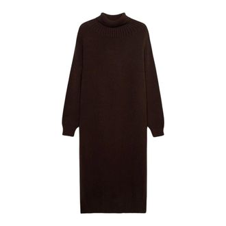 Oltre Dames, Jurken, Bruin, Maat: S/M Nylon