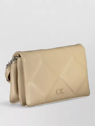 Calvin Klein quilted clutch bag