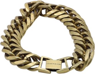 Zimmermann Curb Link Anklet in Burnished Gold Metal