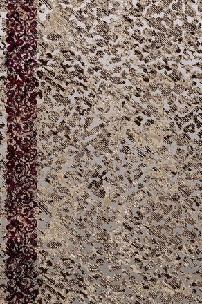 Gaynor Rechteckiger Schal mit metallischem Tiermuster Noa