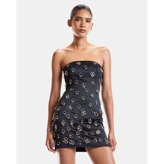 Cynthia Rowley Embellished Ring Dress