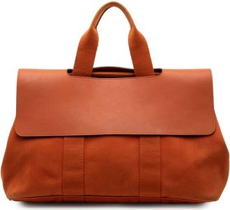 Herm&egrave;s Pre-owned Hermes Toile and Swift Valparaiso MM Ladies BWL1H13DIVGVNZLN