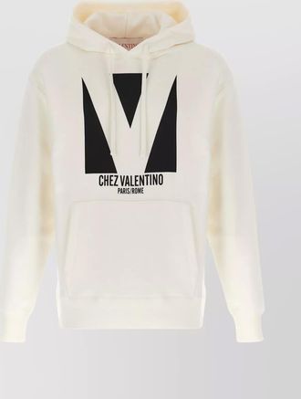 Valentino Garavani hooded kangaroo pocket sweater