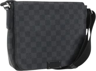 Louis Vuitton Pre-owned Vintage Canvas Cross Body Tas - Dames - Vintage Schoudertas - Zwart - ONE Size - Vintage