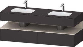 Duravit Qatego Lavabo Encastrado Con Base De Lavabo Consola, - Duravit