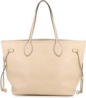 Louis Vuitton Pre-owned Louis Vuitton Monogram Empreinte Tote Bag - Dames - Vintage Shopper - Beige - ONE Size - Leer - Vintage