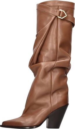 Elena Iachi Mujer, Zapatos, Marr&oacute;n, Talla: 40 EU