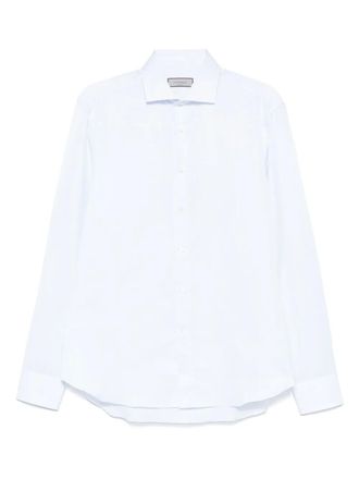 Canali cutaway-collar shirt - Blue