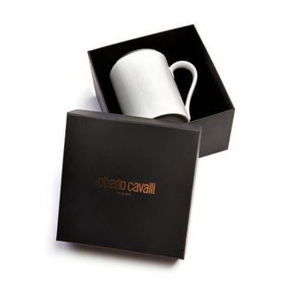 Roberto Cavalli Mug With Luxury Box in Lizard Platin at Nordstrom