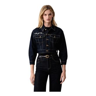 Guess Rosalyn spijkerjas - Dames - Jassen - Blauw - Maat: S Katoen